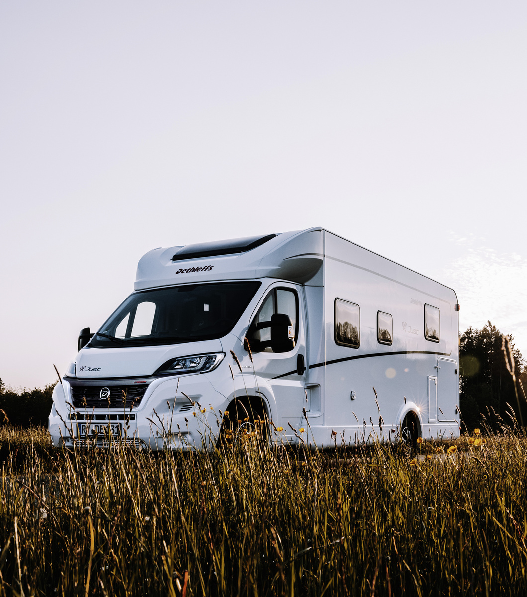 Modernes Miet-Wohnmobil beim Caravan-Center Kuhfuß in Muldestausee
